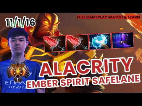 AlaCrity Ember Spirit Gameplay - Dota 2 Patch 7.31b Full Gameplay