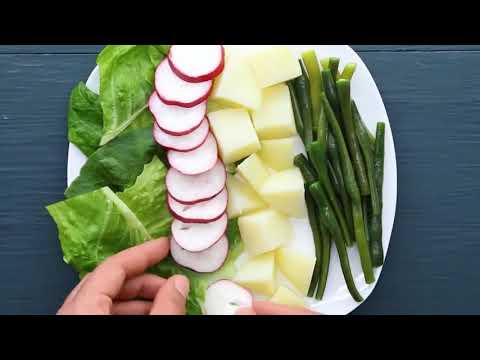 Simple Salade Niçoise recipe | #Halal Tasty
