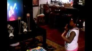 2 year old performing to Jordin Sparks "One Wing"