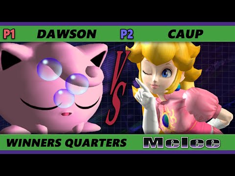 S@X 406 Online Winners Quarters - Dawson (Jigglypuff) Vs. CAUP (Peach) Smash Melee - SSBM