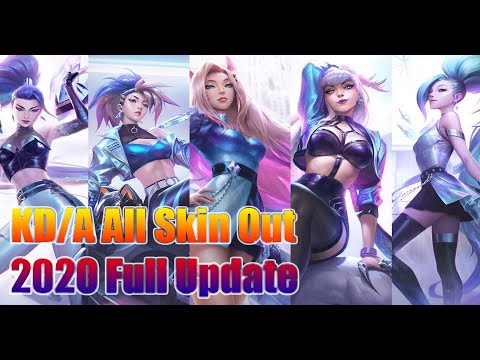 K/DA ALL OUT 2020 Skins Spotlight - Seraphine Ahri Akali Kai'Sa Evelynn - League of Legends