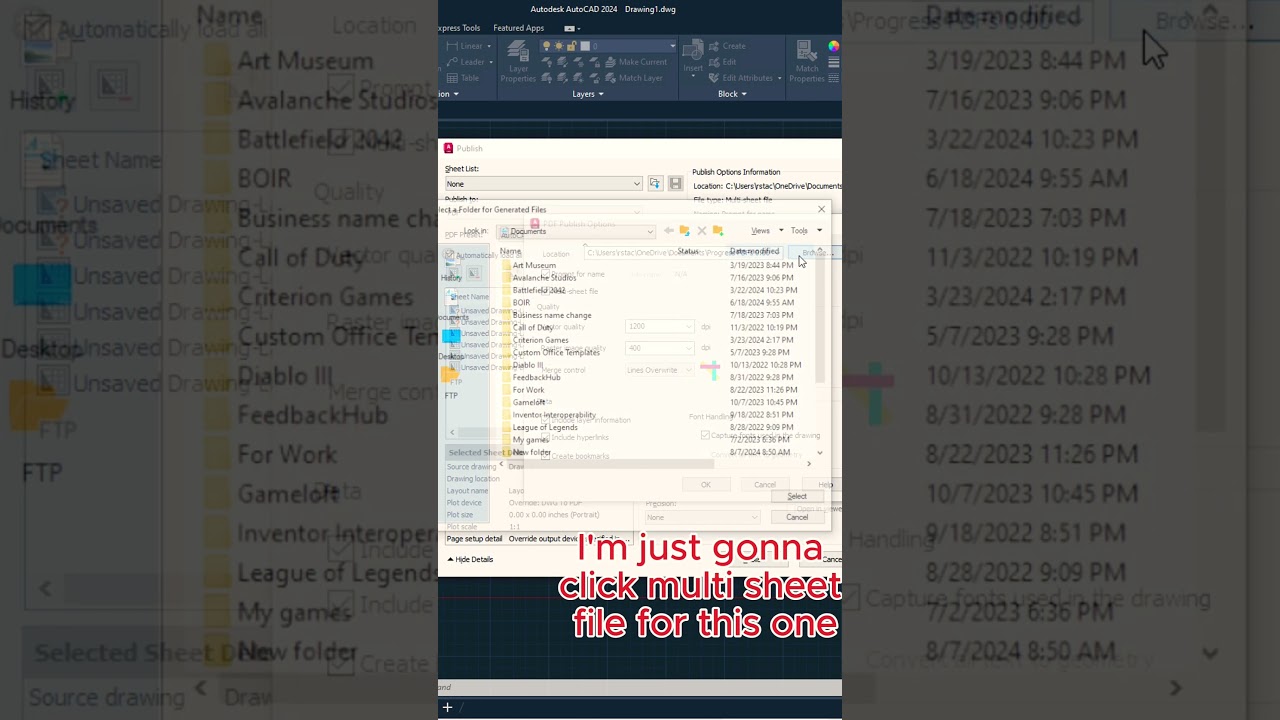 How to Batch Plot in CAD 2024 #cad #cad2024 #cadtutorial #cadtutorials #simple #helpful