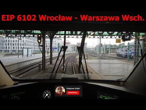 PENDOLINO EIP 6102 Wrocław - Warszawa [Rearview 4K] #pendolino