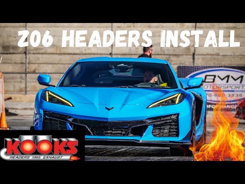 C8 z06 gets Kooks headers!