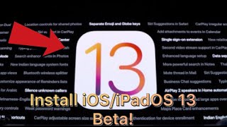 How to Install iOS 13/iPadOS 13 Beta 1