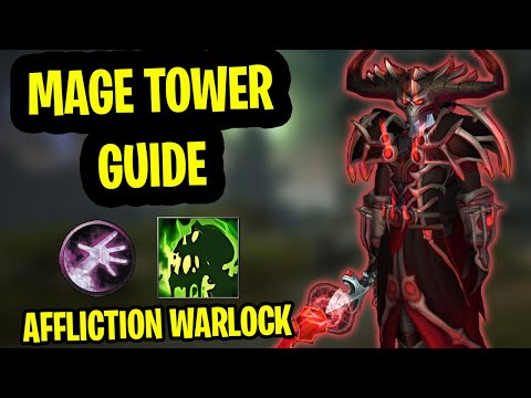 Affliction Warlock Mage Tower Guide Dragonflight