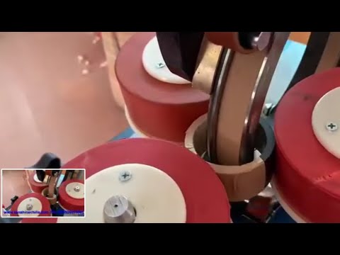 Insulation crepe paper tape toroid taping machine (SS300T-05 wraps tape on toroid core )