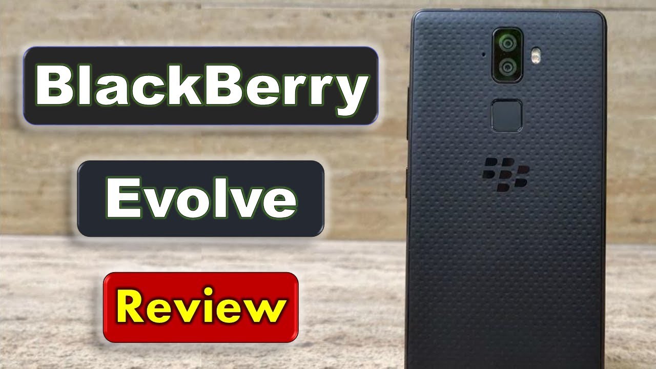 BlackBerry Evolve Review - Evolution Begin