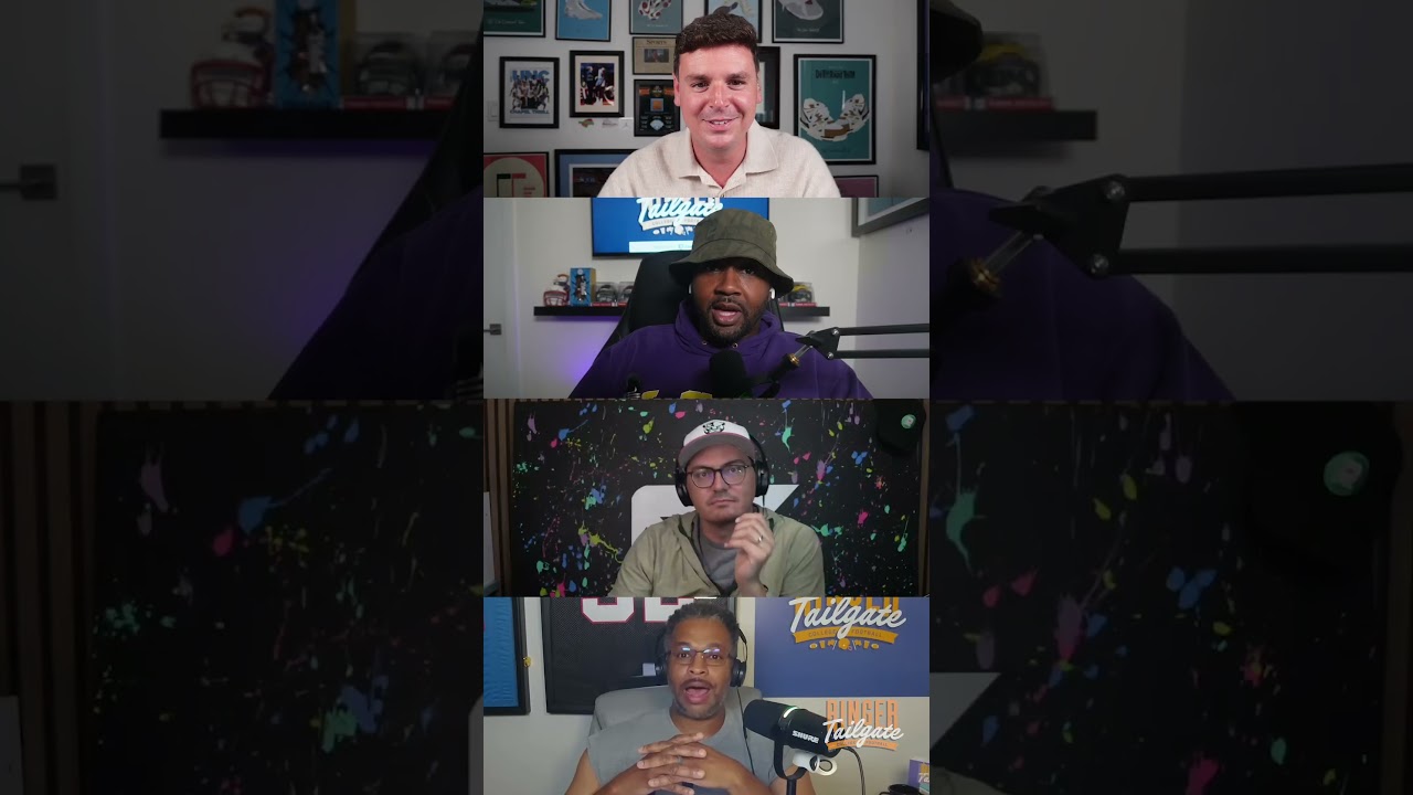 The guys are excited and ready for today's fantasy draft | Ringer Tailgate
