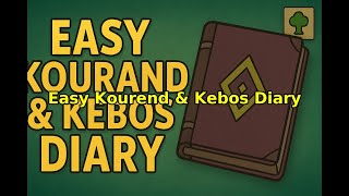 Kourend & Kebos Easy Diary Quick Guide - Old School Runescape/OSRS