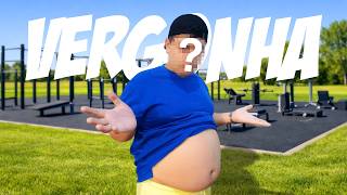 Eu tinha vergonha de mostrar o rosto por ser gordo... Então decidi mudar.