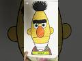 Sesame Street ‍ ️ Art Painting Drawing Fyp Shorts Animation Like Cute Ytshorts
