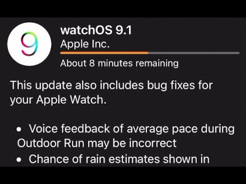 How to Update Apple Watch to watchOS 9.1