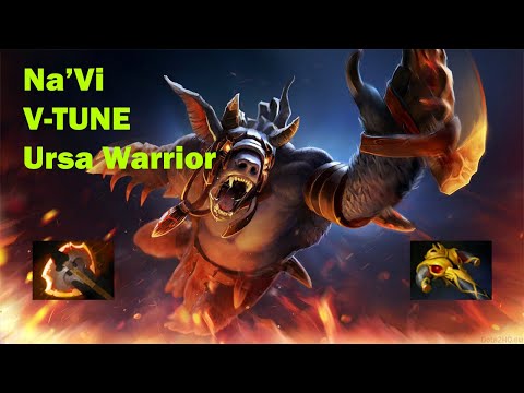 Na'Vi.V-Tune Ursa Warrior Safelane - Dota 2 Pro Gameplay.