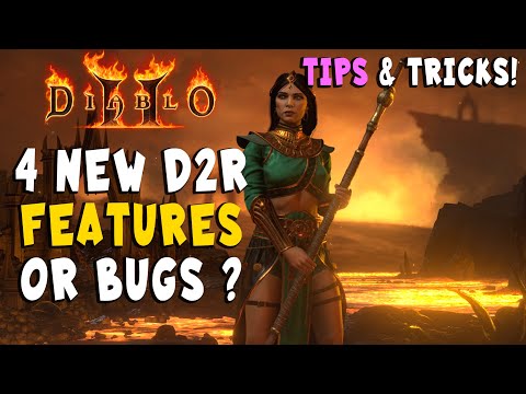 New Features / Bugs? / Tips for Diablo 2 Resurrected that Didn't Exist in Diablo 2 Classic