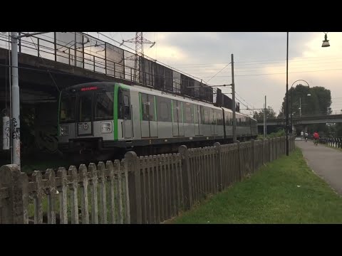 Metro Milano -  Linea Verde - M2 - Transiti domenicali a Cascina Gobba - 1080p60