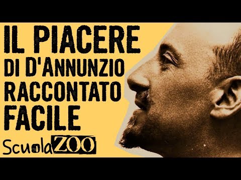 Noccioline #24 -  IL PIACERE di D'Annunzio #ScuolaZoo