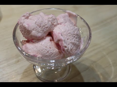 Easy way to Homemade Strawberry flavour ice cream | ice cream recipe