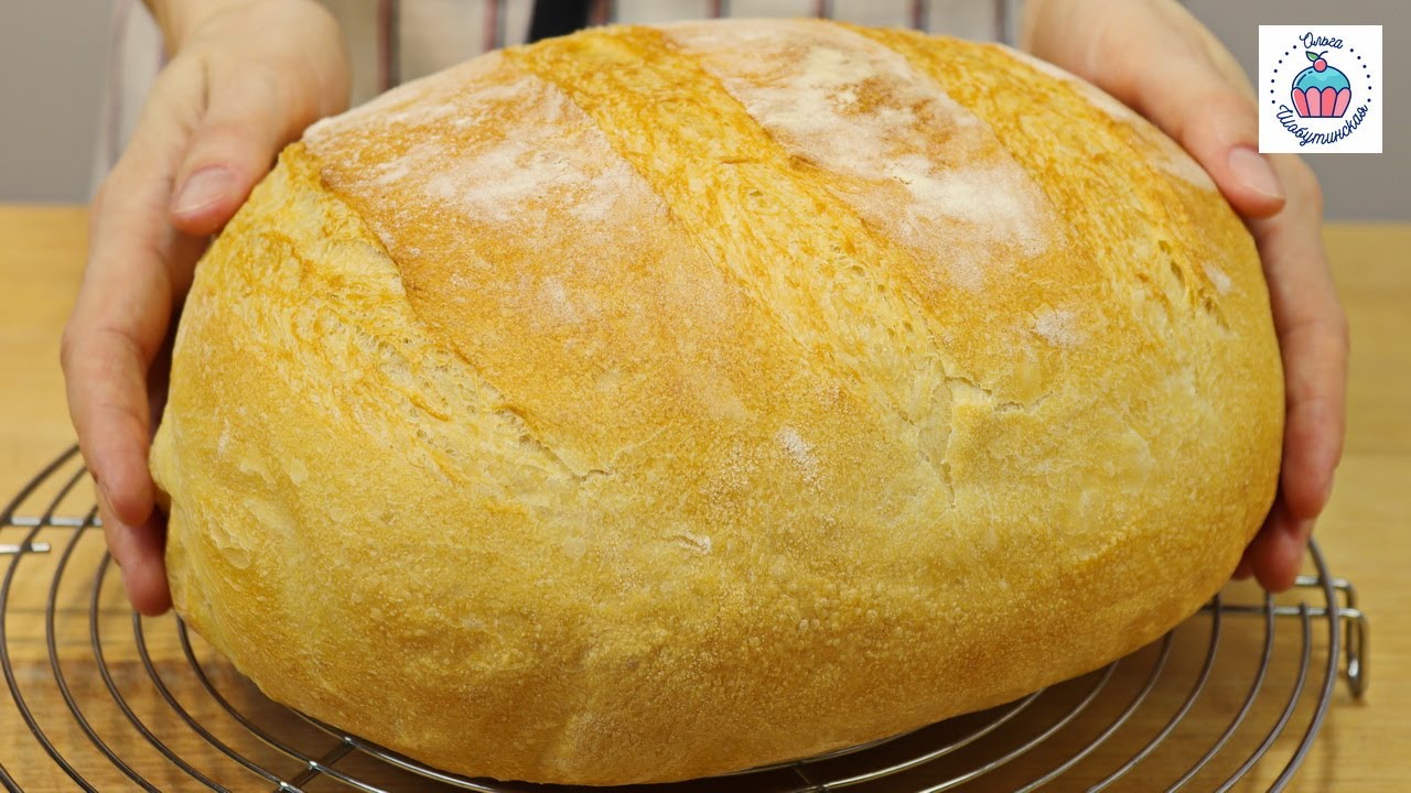 Простой рецепт ХЛЕБА без замеса теста или как испечь хлеб в домашних условиях