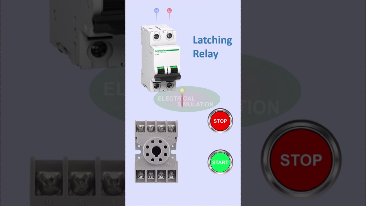 Latching Relay  #electrical