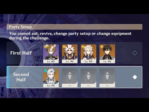 Abyss 4.1 Floor 12 Monogeo Itto / c0r1 Solo Neuvillette Continuous Clear