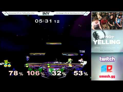INY Day 1 - Teams - Round Robin: Shroomed & TSM|Leffen vs C9 Mang0 & SilentSpectre