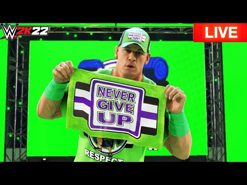WWE 2K22 Can John Cena Dethrone King Roman Reigns-WWE 2K22 Live Stream