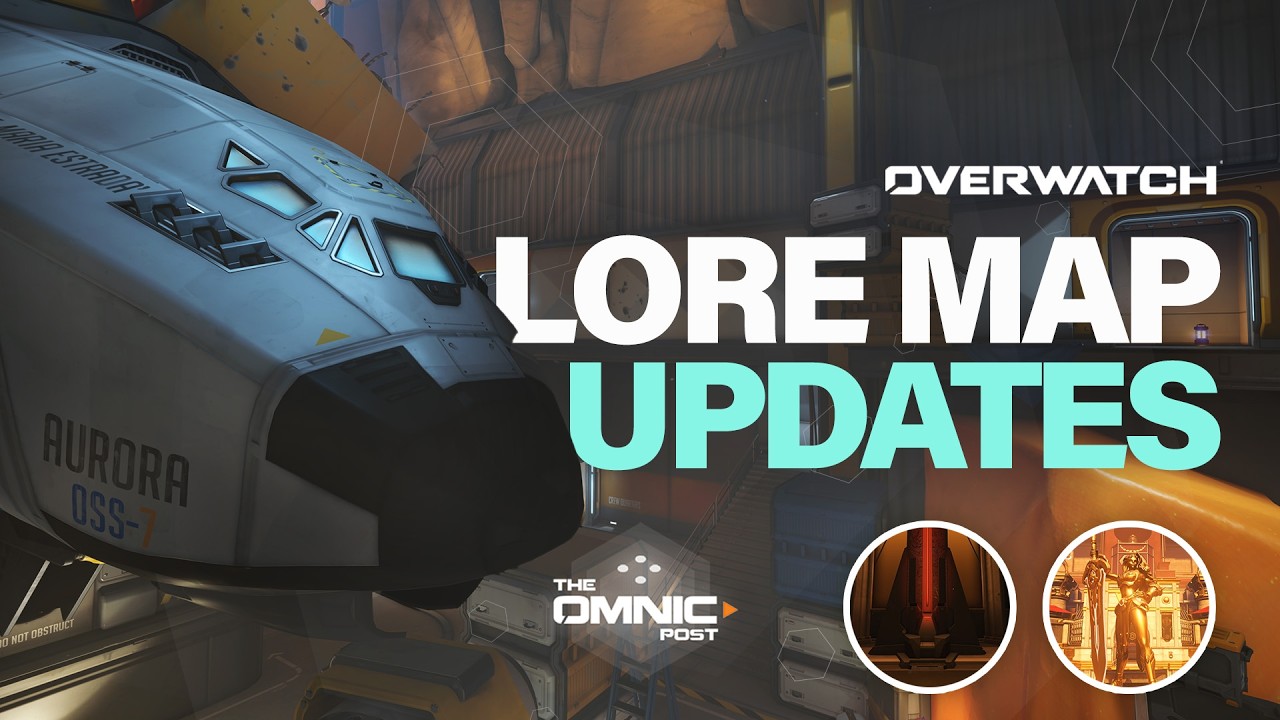Lore Details Scattered Across New Overwatch Maps you might have missed! - YouTube