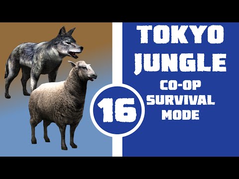 Let's Play Tokyo Jungle Co-op (Survival Mode) Part 16 - A Wolf in Sheep's Clothing (Wolf and Sheep)