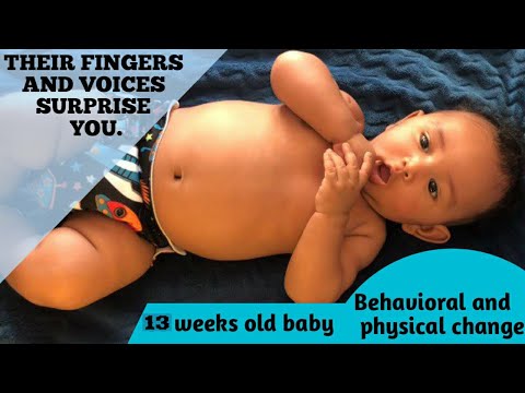 13 week old (Three month) baby milestones