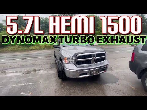 2020 RAM 1500 5.7L HEMI EXHAUST w/ DYNOMAX TURBO MUFFLER!