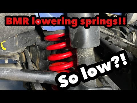 2020 6th Gen Camaro SS - BMR Lowering Springs Install