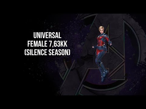 Captain Marvel Universal Female ABX 7,63 KK Silence Season/ Marvel Future Fight
