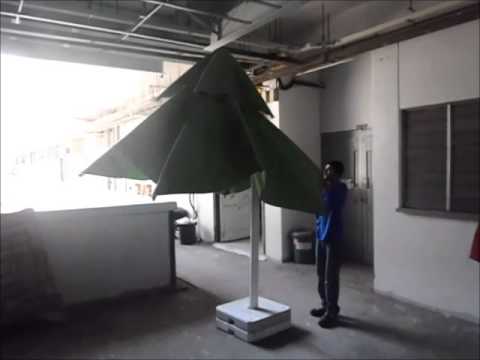 Open & Close Classic Side Post Parasols