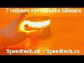 LED maják AKU - oranžový 30x0,7W LED nabíjací s magnetom ECE R65 R10 (102x75mm) - Video Youtube