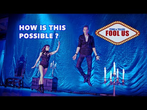 No Gravity! 😳 Fool Us : Penn & Teller - FLYING ILLUSION by Willi Auerbach - Magician & Illusionist