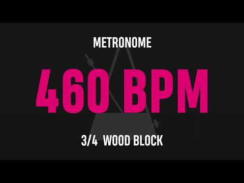 460 BPM 3/4 - Best Metronome (Sound : Wood block)