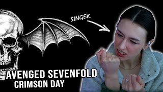 When the guitar SINGS! | Avenged Sevenfold - Crimson Day | Singer Reacts |