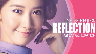 Reflection - Girls&#39; Generation (Line Distribution)