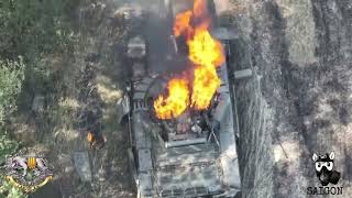 [分享] 烏克蘭成功利用空投榴彈燒毀俄羅斯戰車