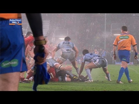 Final forward pass blows Blues backs' attack - Munster v Blues 05 Jan 2013