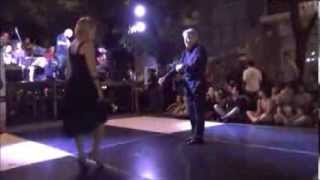 LAURA GRANDI y EDUARDO PAREJA Bailando el Tango SIGA EL CORSO en la MILONGA DE CARNAVAL