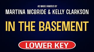 Martina McBride feat. Kelly Clarkson - In The Basement | Karaoke Lower Key