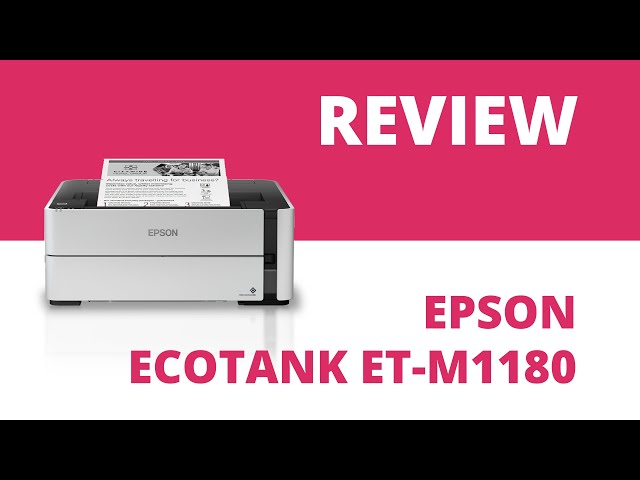 Epson EcoTank ET-M1180 A4 Mono Inkjet Printer - C11CG94402BY