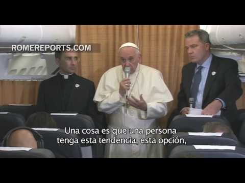 Papa Francisco: Jesús no respondería a nadie ´¡Vete porque eres homosexual!´