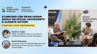 Stanford GSB Dean Sarah Soule on Social Movements & Climate Action