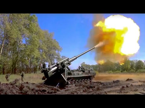 Diese riesigen Haubitzen dieses Russlands nach dem Upgrade schockierten die Welt