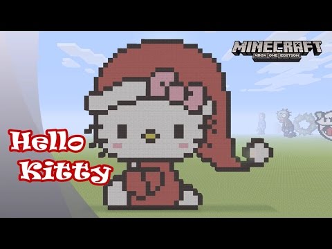 EPIC Christmas Hello Kitty Pixel Art Tutorial