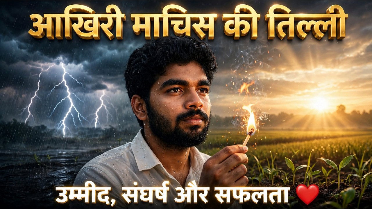आखिरी माचिस की तिल्ली @ANVIT2121#motivation #story #viral #trending #bellari #bellarians 