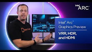 Intel Arc A750 Limited Edition Graphics Card Showcase - VRR/HDR/HDMI